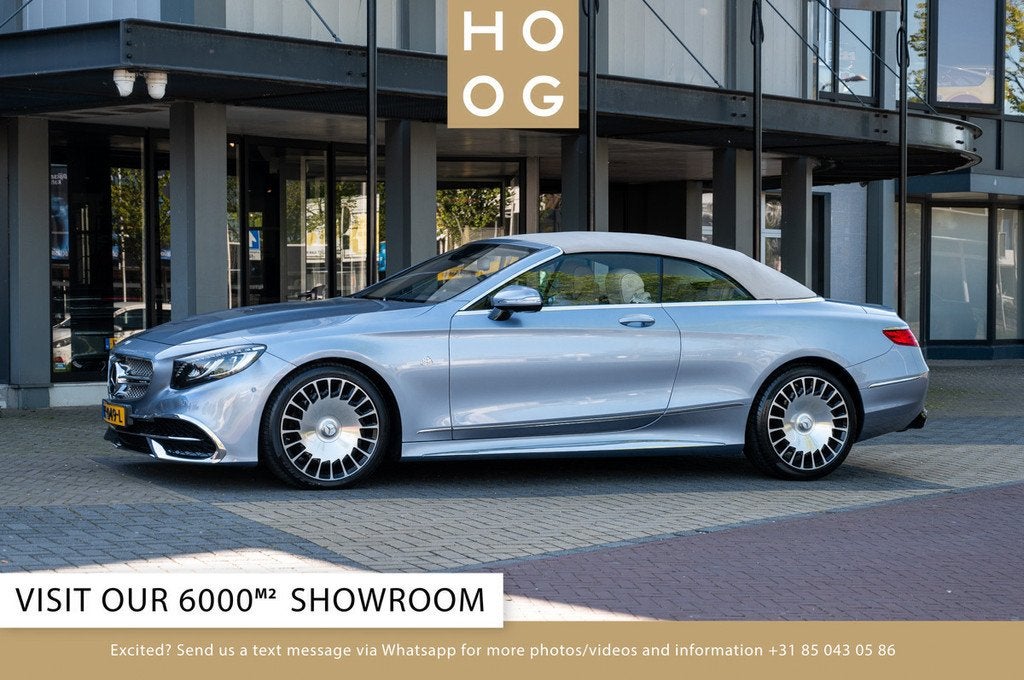 Maybach S650 Cabriolet (bj 2018, automaat), Auto's, Automaat, Gebruikt, Bedrijf, Vierwielaandrijving