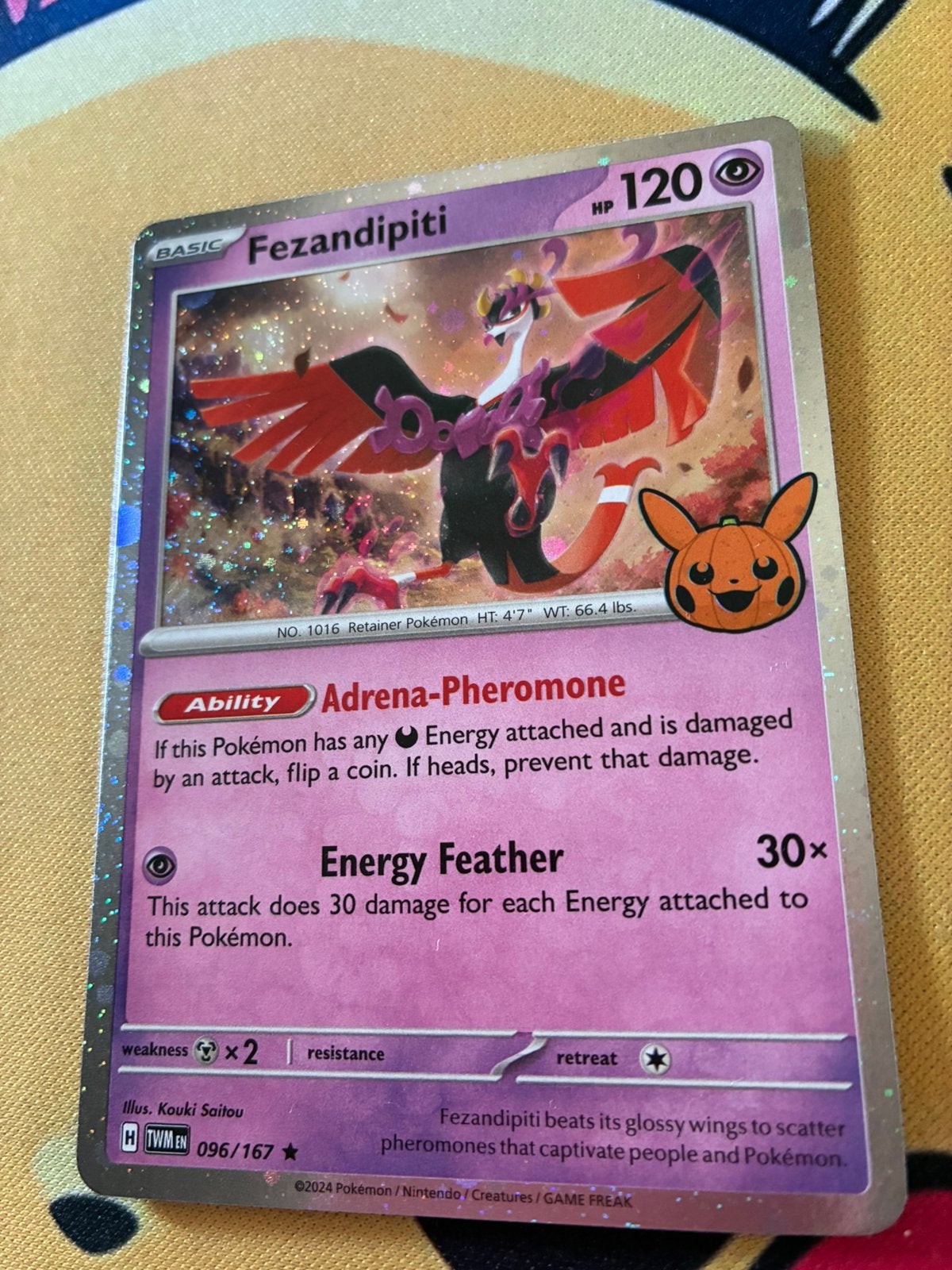 Fezandipiti 096/167 – Trick or Trade – Cosmos Holo, Ophalen of Verzenden, Zo goed als nieuw