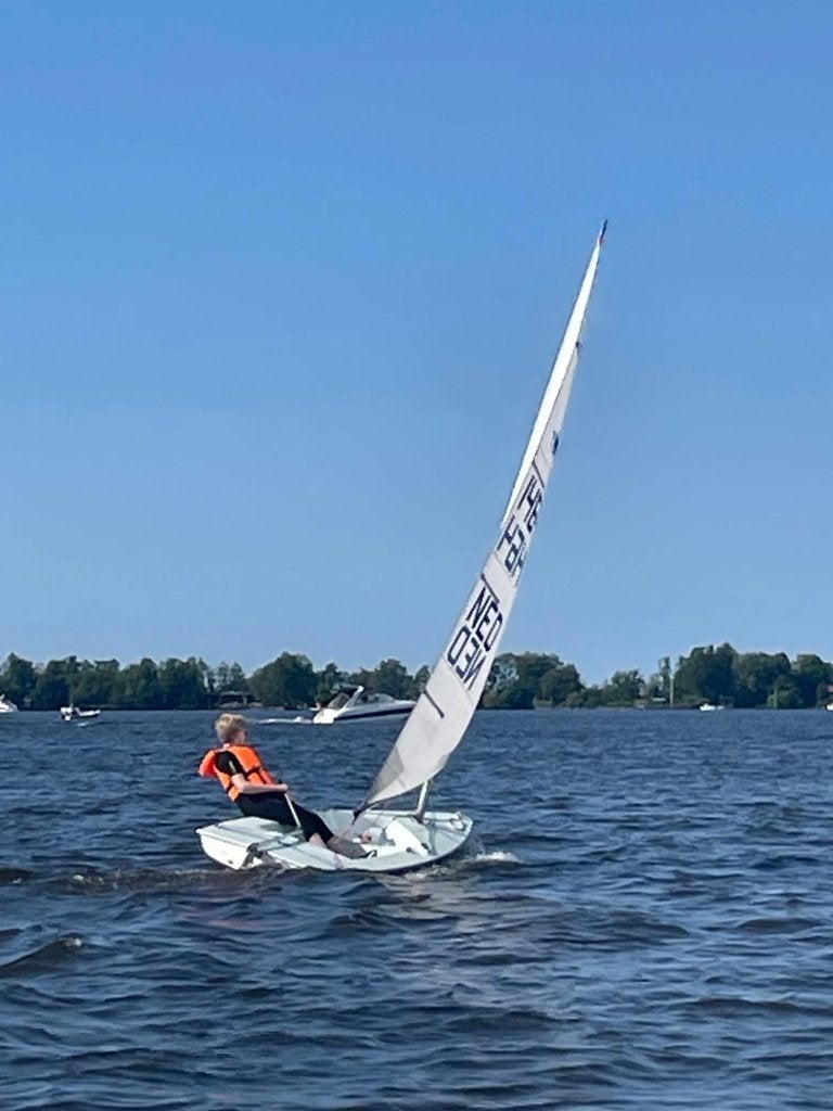 Zeilboot Splash nr 2358, Watersport en Boten, Ophalen, Splash, Dekzeil, Zo goed als nieuw