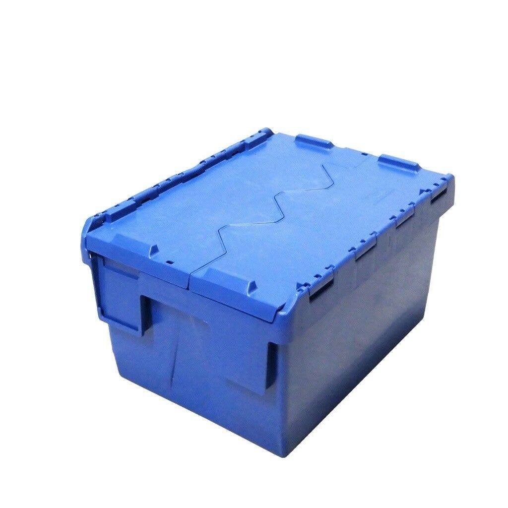 Blauwe bakken - 2 delig deksel - L600 B400 H315, Ophalen, Gebruikt, 40 tot 60 cm, Opvouwbaar