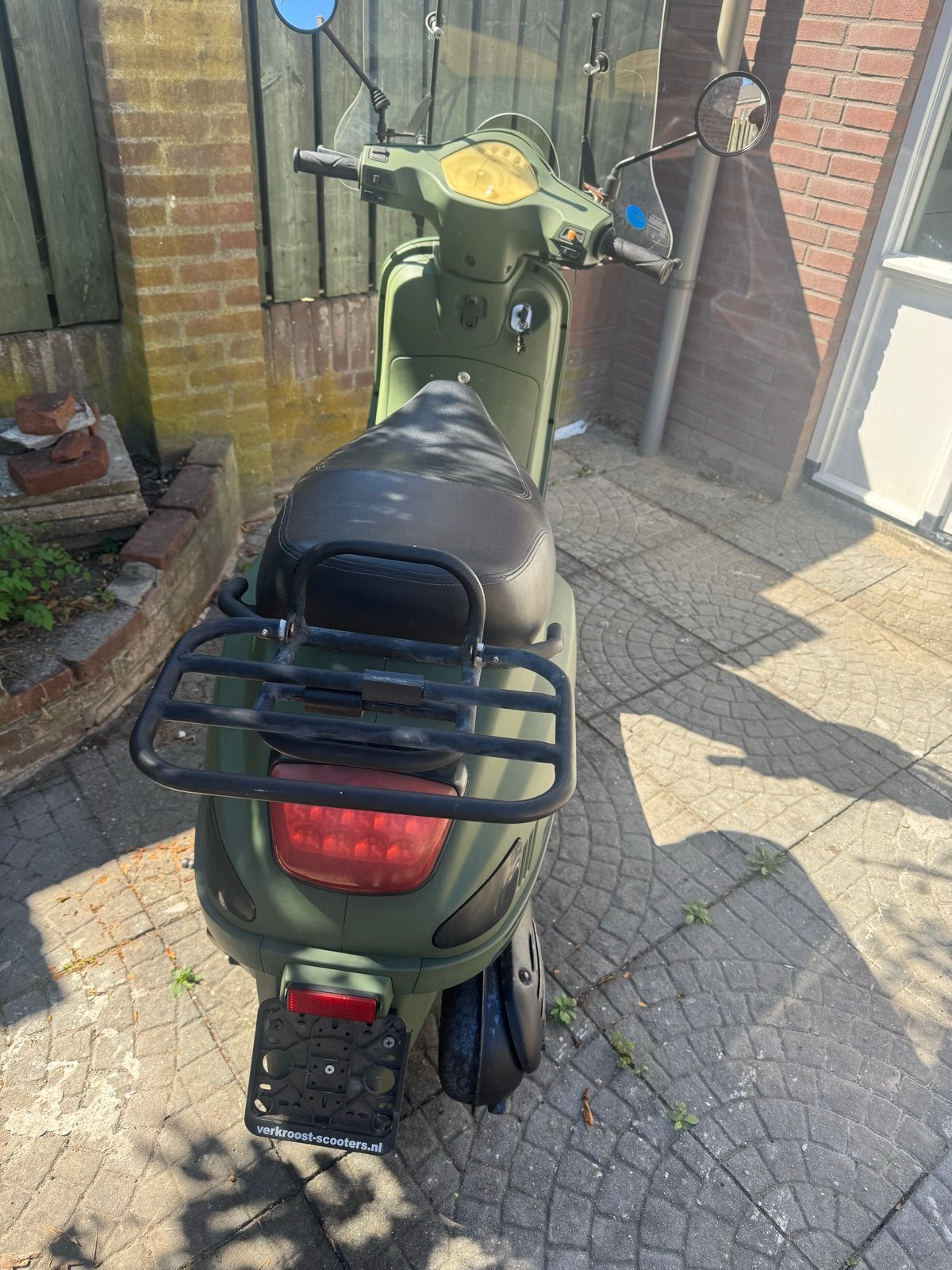 Vespa LX Olijfgroen - Goed onderhouden scooter, Ophalen, Gebruikt, Maximaal 45 km/u, Benzine