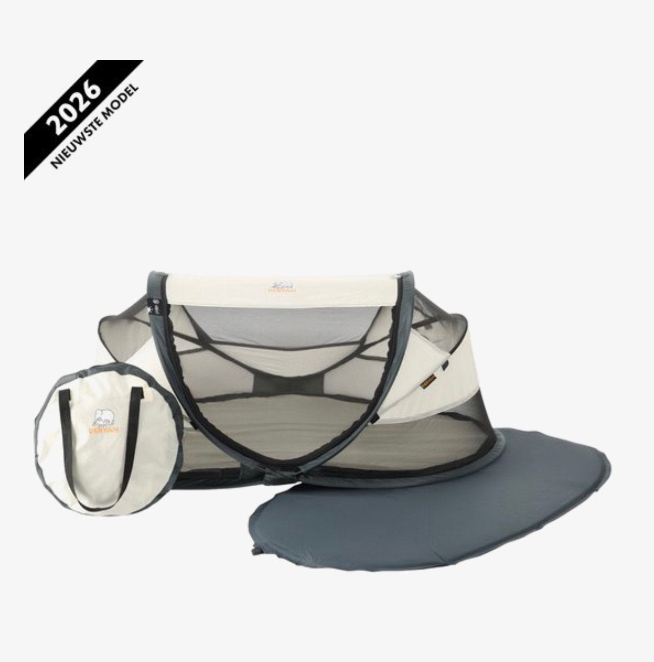NIEUW Deryan Luxe Campingbedje Baby + Zelfopbl. Matras, Ophalen of Verzenden, Zo goed als nieuw, Tot en met 2
