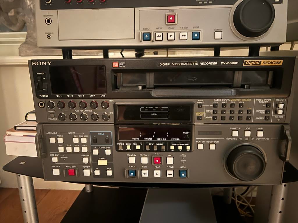 Sony DVW-500P Digital Betacam Videocassette Recorder, Ophalen, Gebruikt, Video