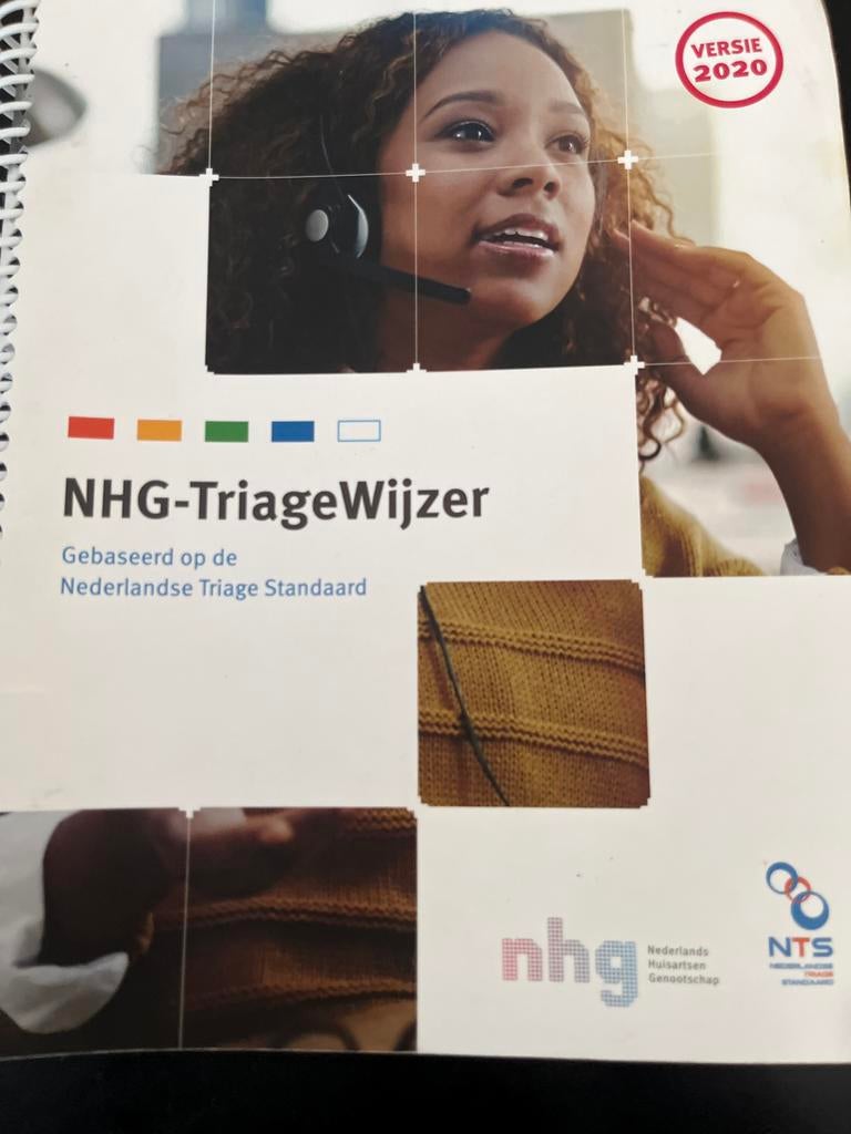 NHG-TriageWijzer Versie 2020 - Gebaseerd op NTS, Computers en Software, Ontwerp- en Bewerkingssoftware, Ophalen of Verzenden, Zo goed als nieuw