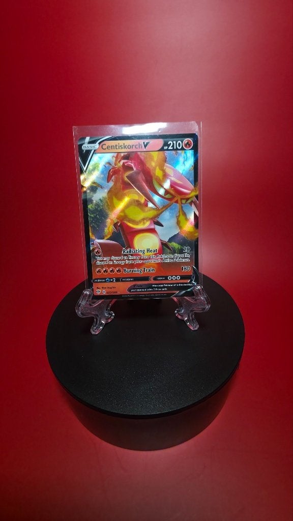 Centiskorch V 033/189 - Darkness Ablaze, Verzenden, Zo goed als nieuw, Losse kaart, Foil