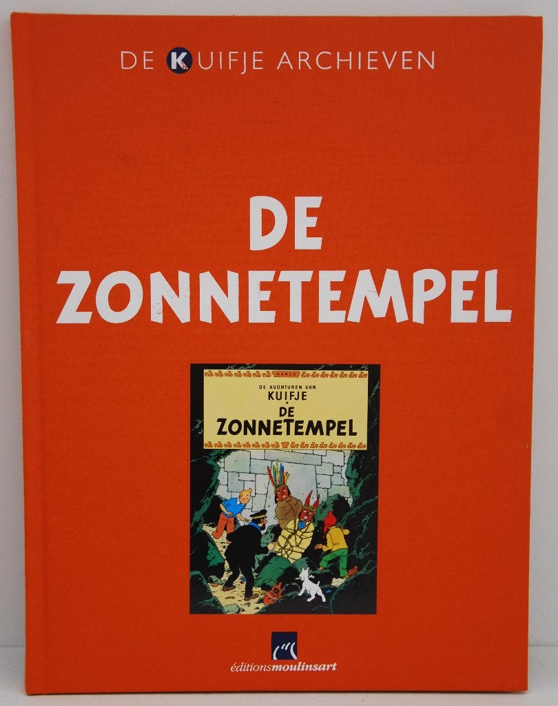 De Kuifje Archieven: De Zonnetempel, Boeken, Stripboeken, Eén stripboek, Ophalen of Verzenden, Zo goed als nieuw, Hergé
