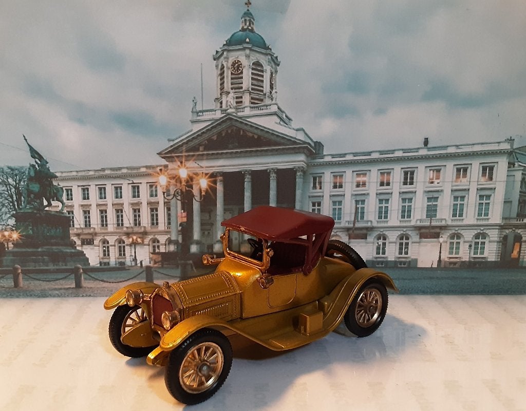 1:48 Cadillac Roadster 1913; Matchbox MoY Y-06 v3.1, Ophalen of Verzenden, Gebruikt, Auto