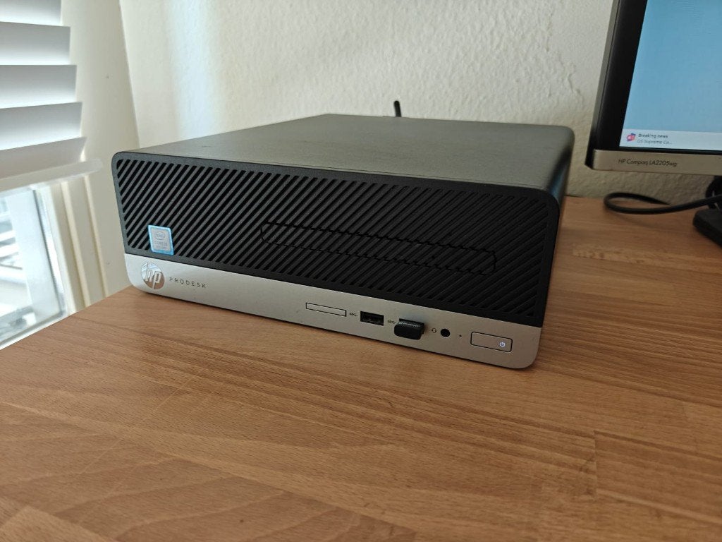 Complete Desktop Set: HP PC, 2x 22" Monitors, Wireless Set, Ophalen, Gebruikt, 2 tot 3 Ghz, 512 GB