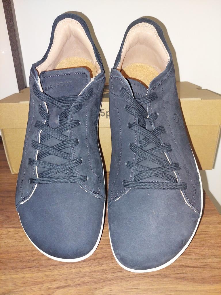 Vivobarefoot schoenen Geo court Obsidian maat 42 zgan, Zwart, Ophalen of Verzenden, Vivobarefoot, Sneakers of Gympen