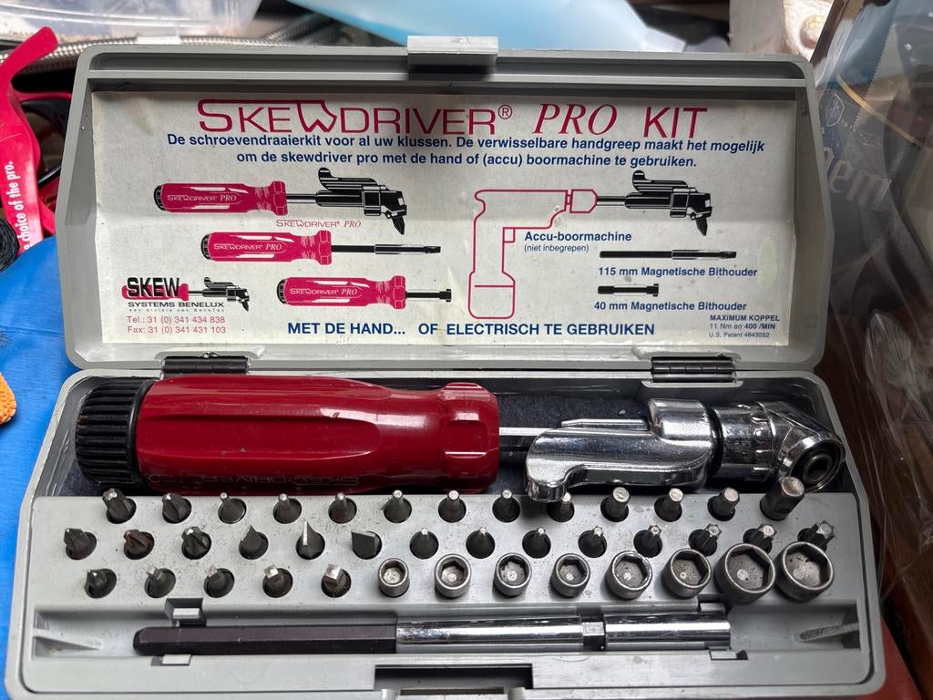 Spec Tools Skewdriver Pro Kit - Schroevendraaierset, Ophalen of Verzenden, Gebruikt
