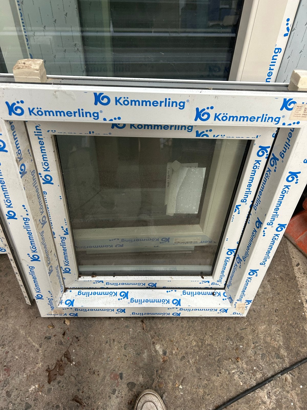 Kömmerling Gevelraam - Nieuwstaat, Dubbelglas, Ophalen, Gevelraam of Ruit, Minder dan 80 cm, Nieuw