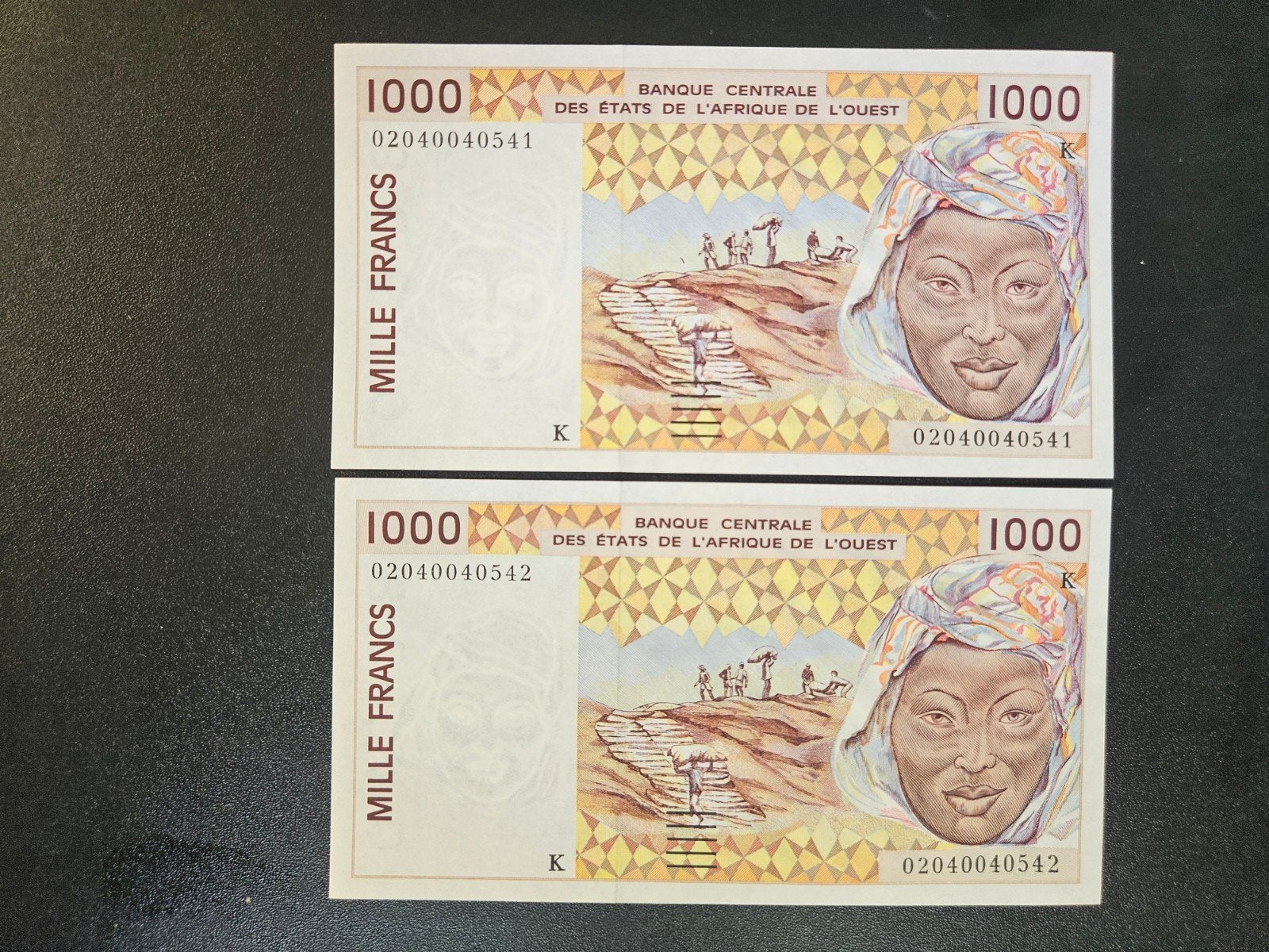 West Afrikaanse Staten Senegal pick 711Kl 2002 UNC, Postzegels en Munten, Bankbiljetten | Afrika, Ophalen of Verzenden, Overige landen