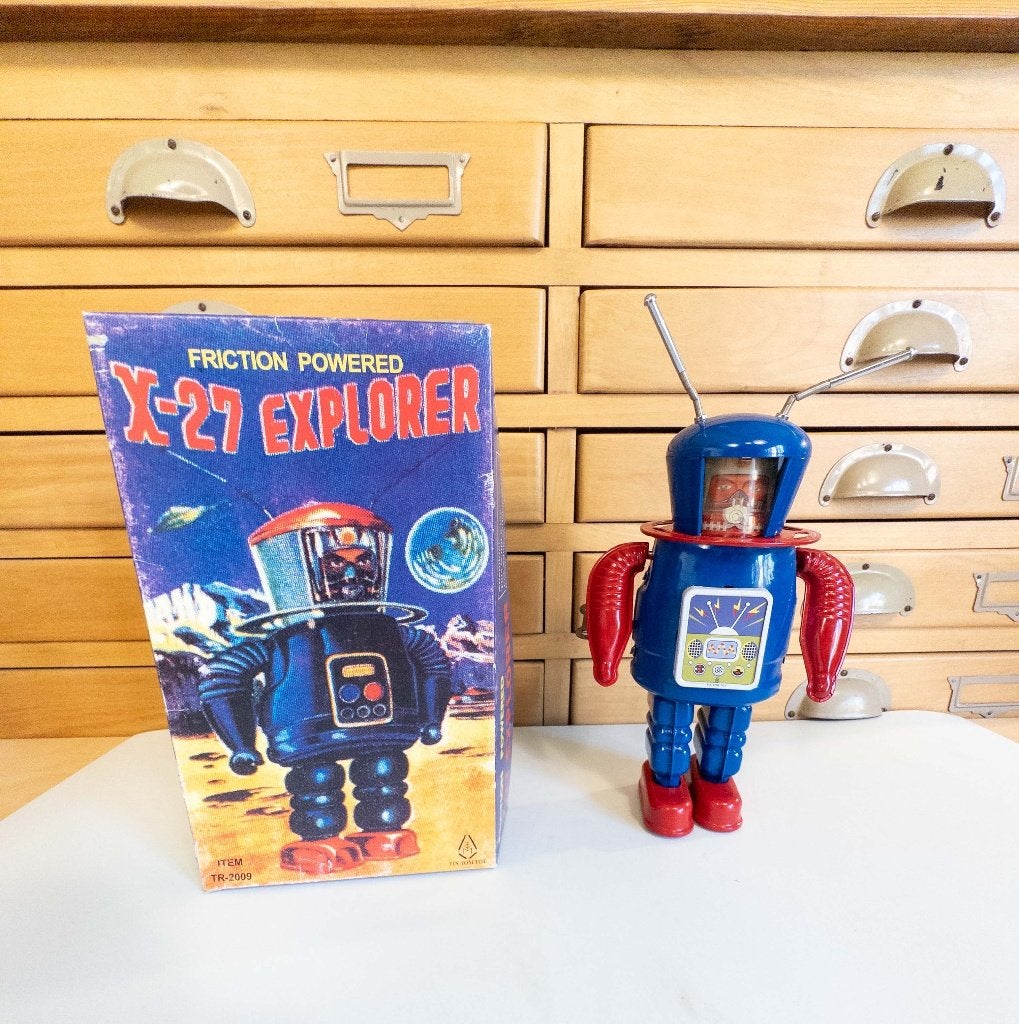 Vintage X-27 Explorer Robot met Originele Doos, Ophalen of Verzenden