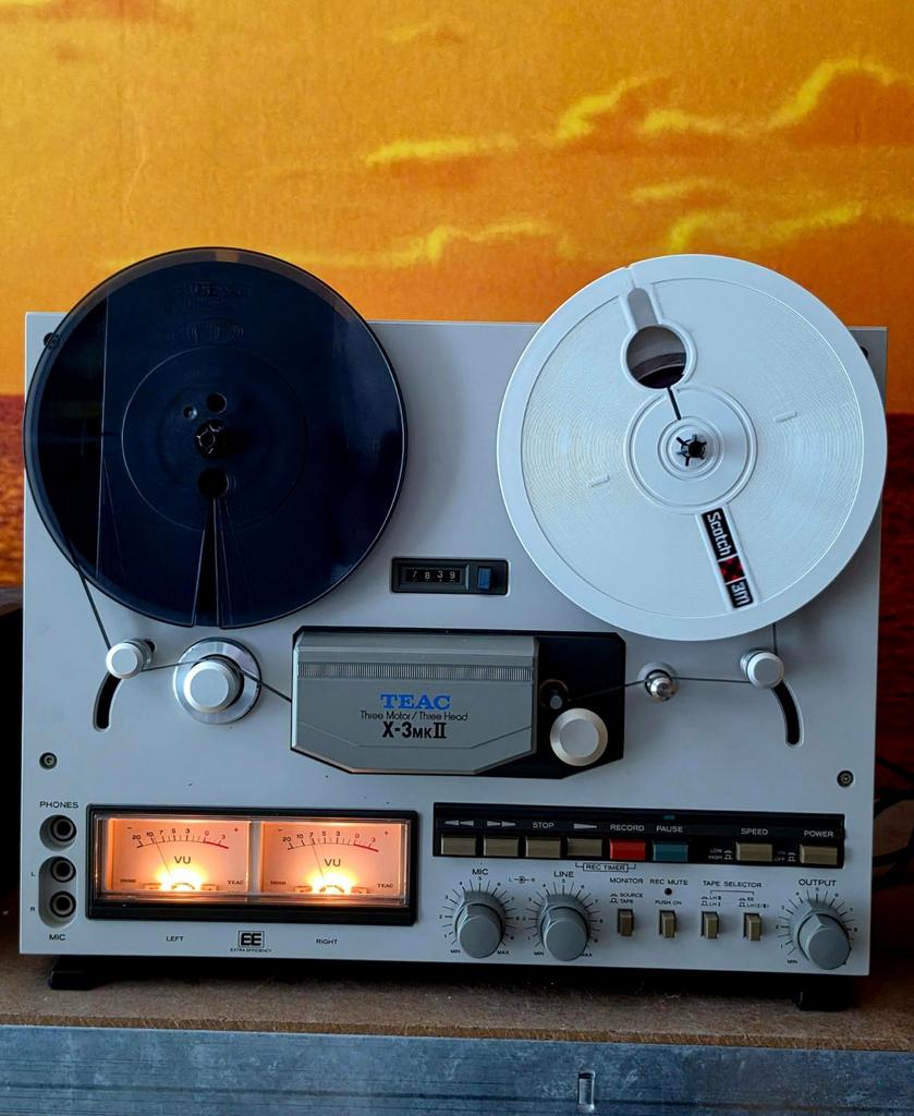 Teac X3 MKII Bandrecorder - Vintage Japanse Kwaliteit, Audio, Tv en Foto, Bandrecorders, Ophalen, Bandrecorder, Met banden