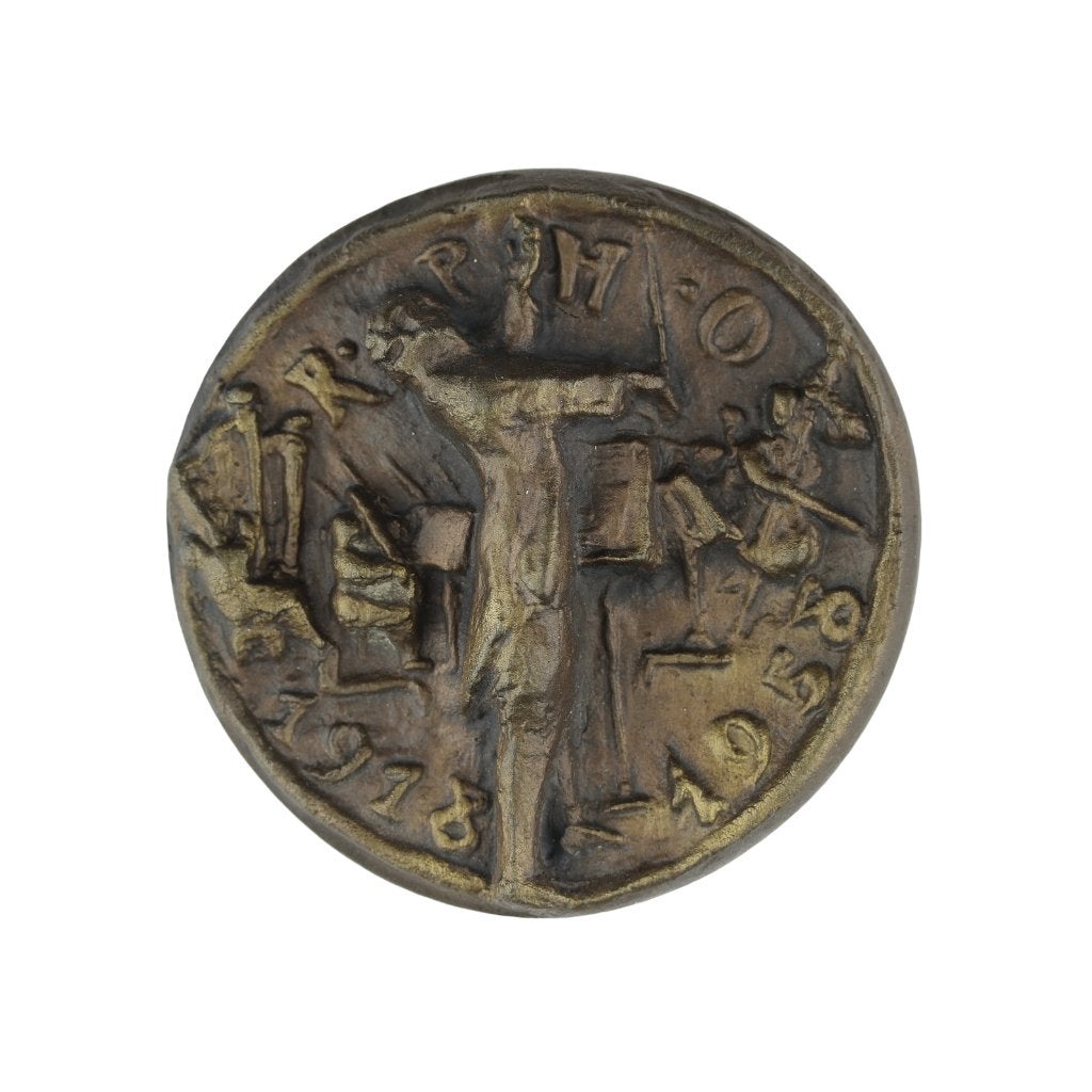 BRONZEN PENNING Loekie Metz PHILHARMONISCH ORKEST ROTTERDAM, Verzenden, Brons, Nederland