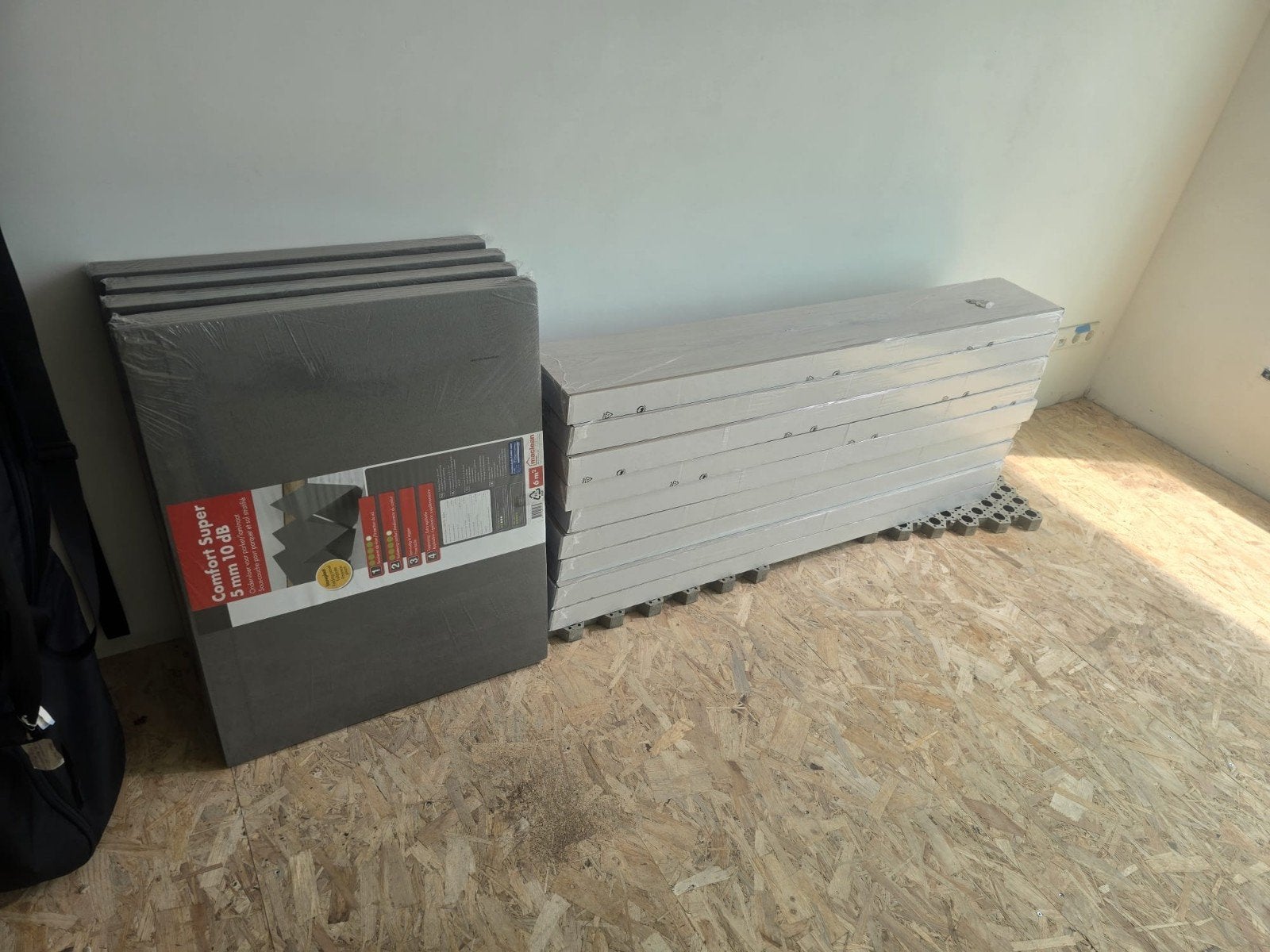 Laminaat Trend Oak Grey met ondervloer, Ophalen, 50 tot 150 cm, Nieuw, 10 m² of meer
