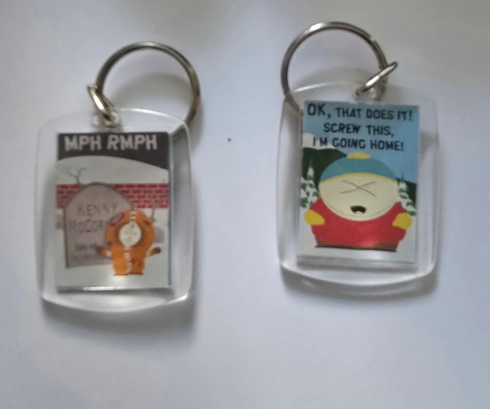South Park sleutelhangers - Set van 2, Ophalen of Verzenden, Gebruikt, Knuffel of Figuurtje