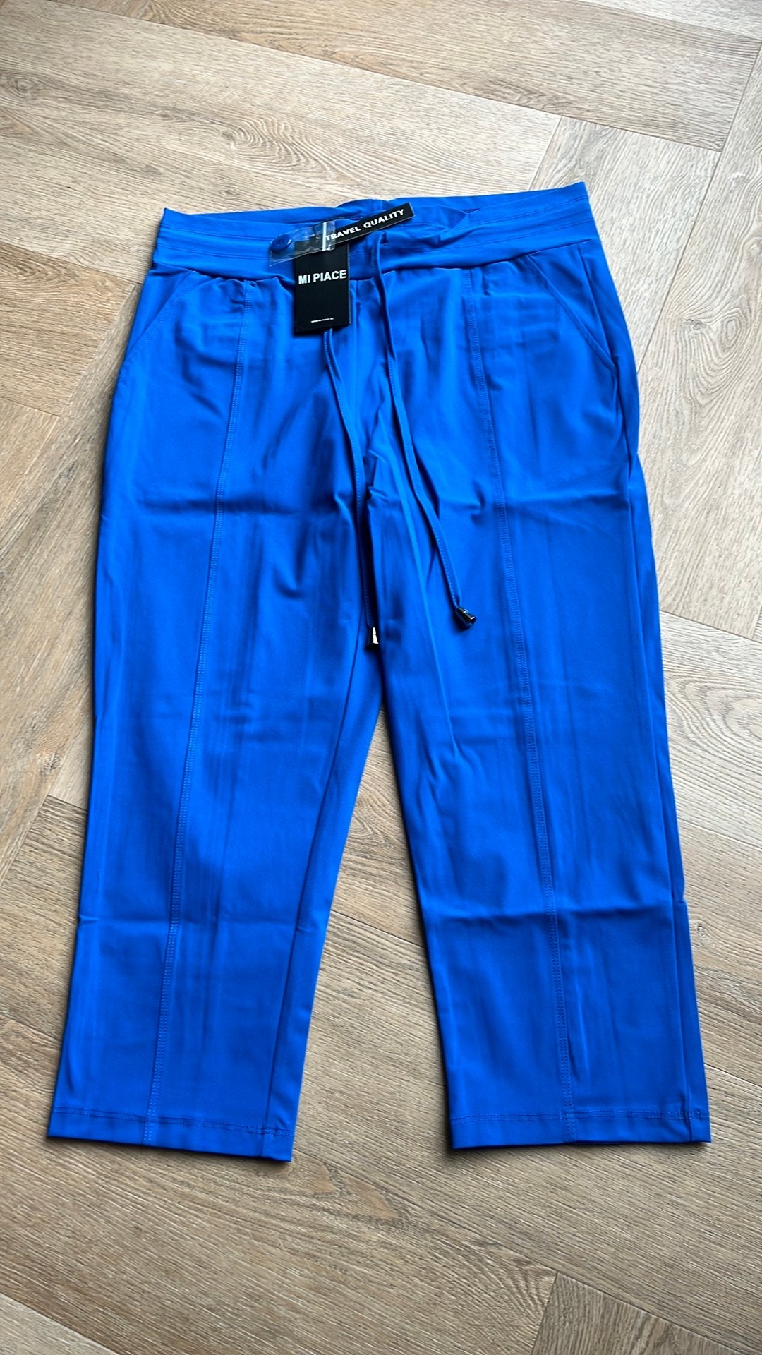 Dames capri broek maat XL Mi Piace, Blauw, Maat 46/48 (XL) of groter, Nieuw, Ophalen of Verzenden