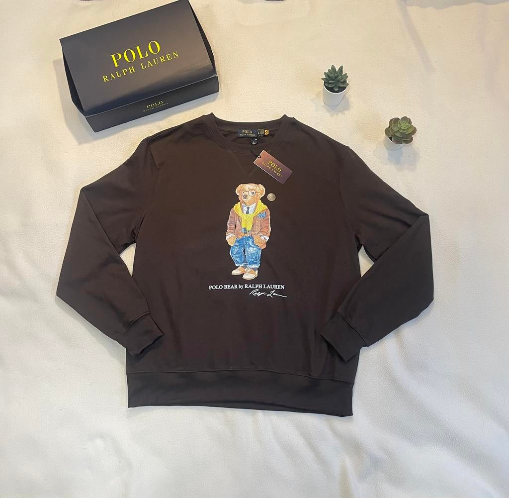Polo Ralph Lauren sweatshirt Bear fleece, Kleding | Heren, Truien en Vesten, Nieuw, Maat 52/54 (L), Zwart, Ophalen of Verzenden