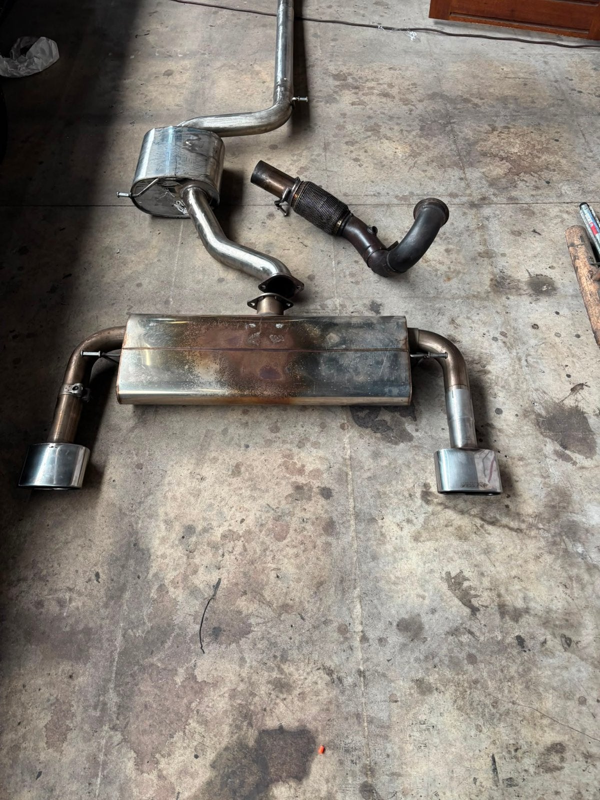 Milltek uitlaatsysteem Seat Leon Cupra 5F (Catback + Decat ), Auto-onderdelen, Uitlaatsystemen, Ophalen, Gebruikt, Seat