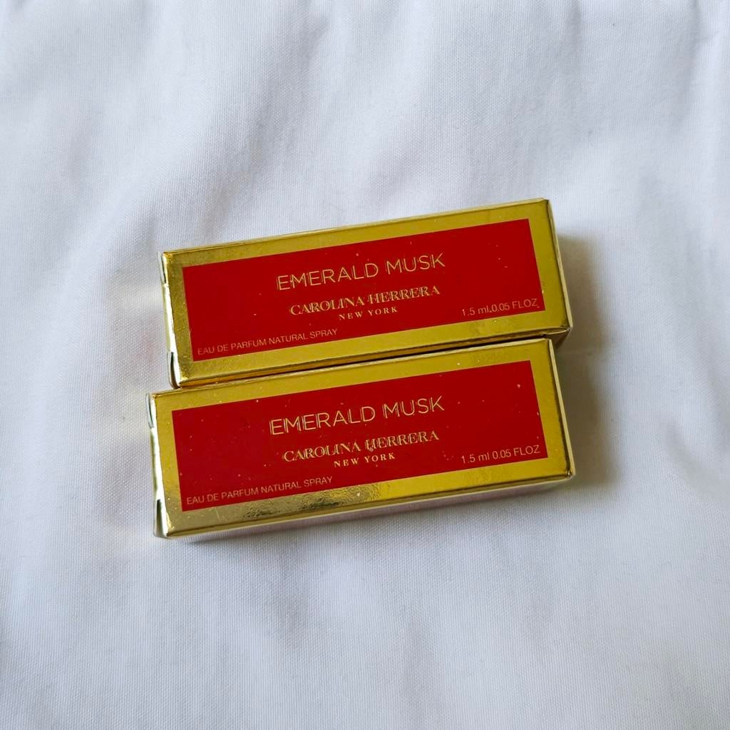 NU €2,50 ‼️ Carolina Herrera Emerald Musk luxe niche parfum, Ophalen of Verzenden, Nieuw