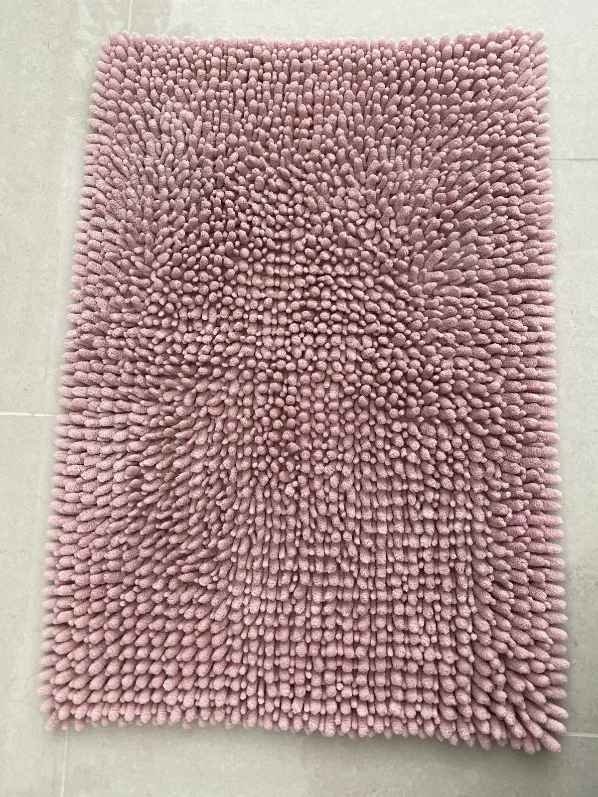 Roze badmat 50 x 78 cm, Zo goed als nieuw, Roze, Rechthoekig, 50 tot 100 cm