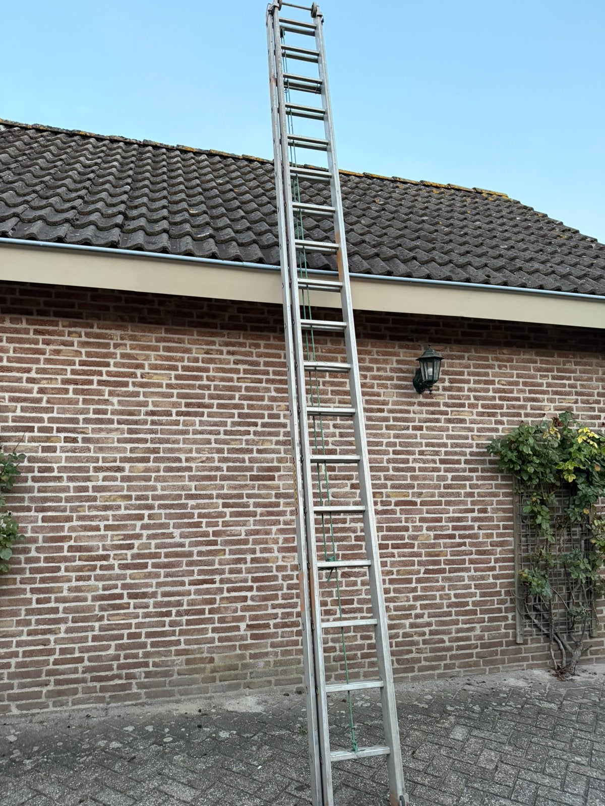Zarges optrekladder, Doe-het-zelf en Verbouw, Ophalen, Gebruikt, Ladder, 4 meter of meer