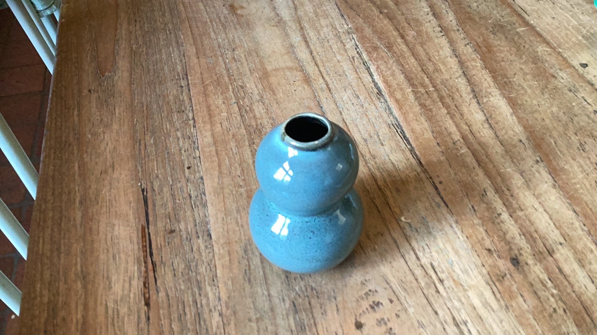 Handgemaakte keramieken vaas, Handgemaakt, 10 cm, Nieuw, Ophalen of Verzenden