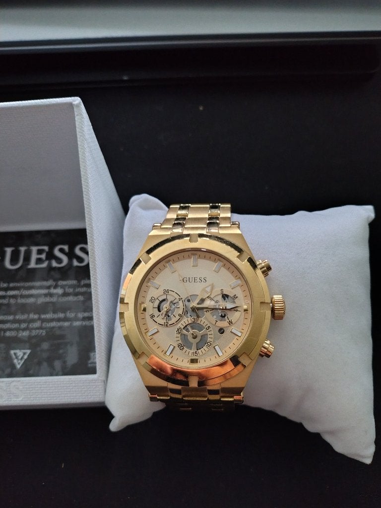 Guess GW0260G4 horloge goud, Overige merken, Polshorloge, Nieuw, Ophalen of Verzenden