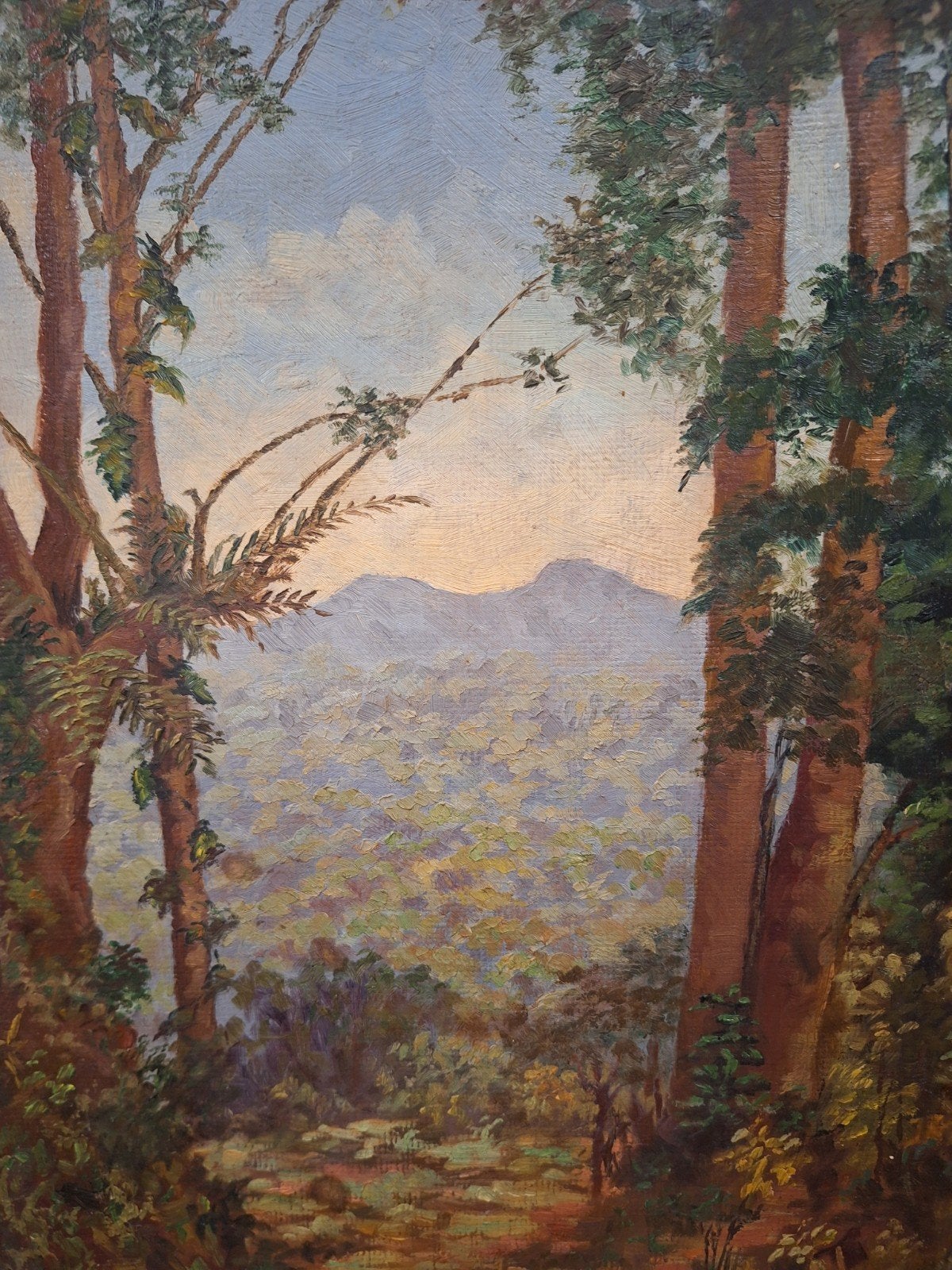 Schilderij Java Indonesië door Chris Reus, Antiek en Kunst, Ophalen of Verzenden