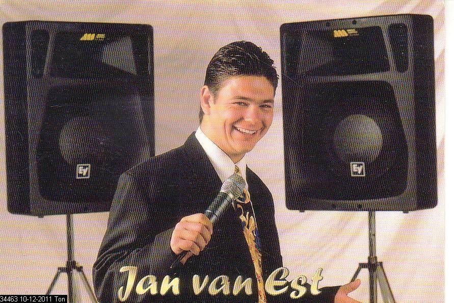 Promotiekaart	Jan van Est	 	 	Dordrecht, Verzenden, 1960 tot 1980, Muziek