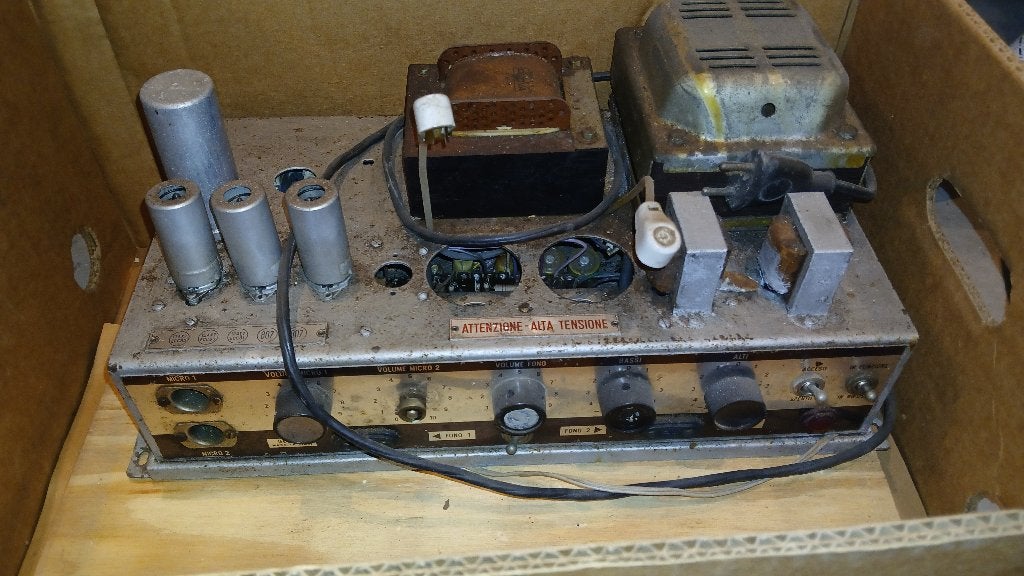 Geloso G-262-A buizenversterker project, Overige systemen, Niet werkend, Minder dan 60 watt, Ophalen