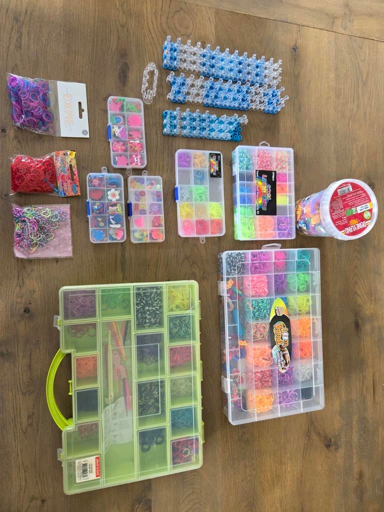 Grote collectie Loom stiekjes en accessoires, Ophalen of Verzenden, Gebruikt