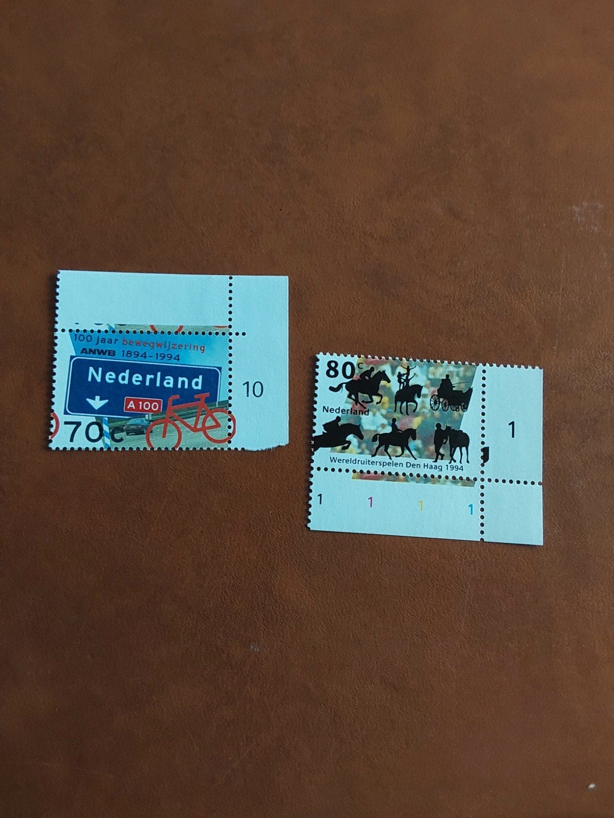 nvph 1616-1617 ANWB + Wereldruiterspelen  1994 ( pf), Postzegels en Munten, Ophalen of Verzenden