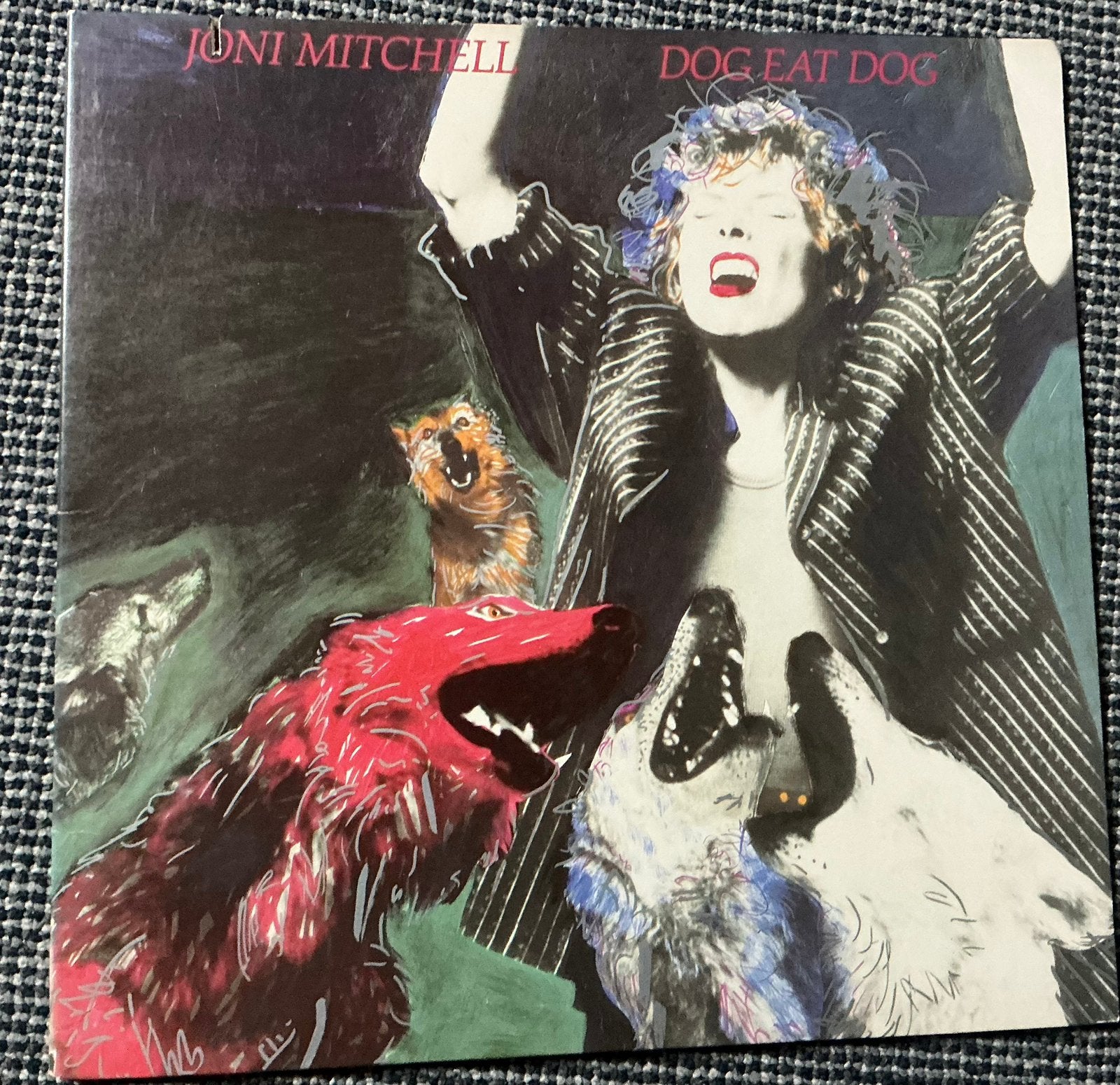 Joni Mitchell - Dog eat doh (lp), Ophalen of Verzenden, Gebruikt, LP