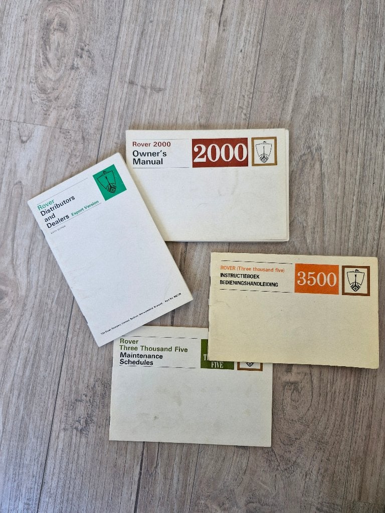 Originele Roover P6 (2000/3500) instructieboek + handleiding, Verzenden