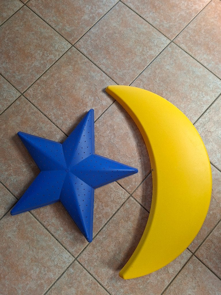 Wandlamp, muurlamp kinderkamer maan en ster., Huis en Inrichting, Lampen | Wandlampen, Ophalen, Met snoer/stekker, Overige typen