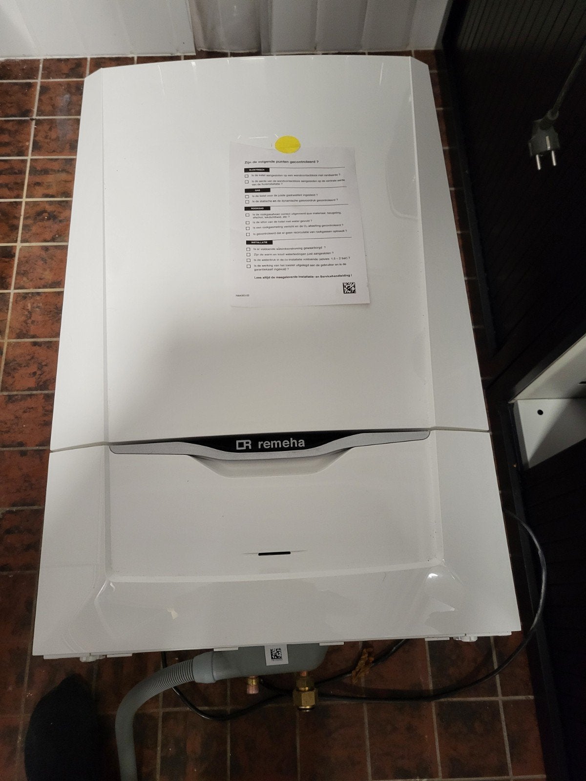 Remeha Calenta Ace 40c CW5 met eTwist thermostaat, 30 tot 80 cm, Cv-ketel of Combi-ketel, Minder dan 60 cm, Ophalen of Verzenden