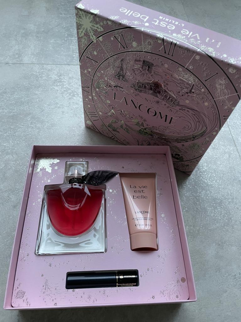 Lancome la vie est belle L’elixir 50ml edp,  lotion &mascara, Ophalen of Verzenden, Nieuw