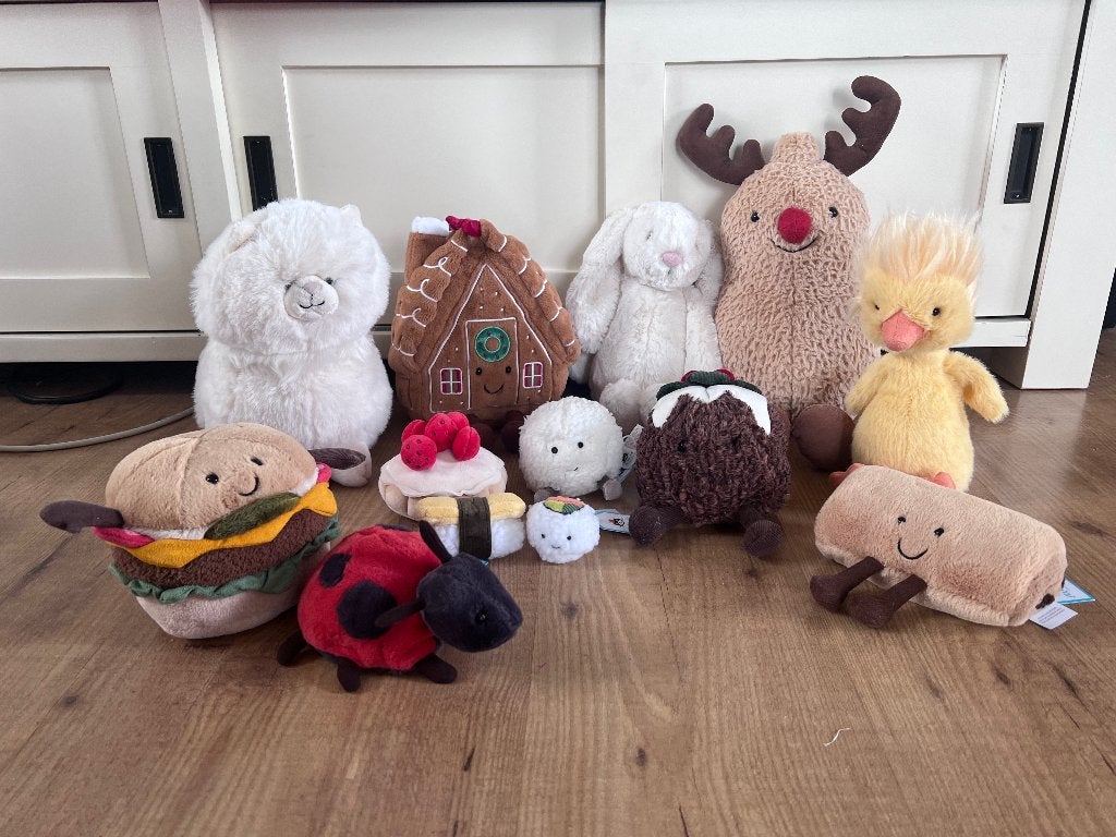 Jellycats collectie jellycat knuffel, Jellycat, Overige typen, Nieuw, Ophalen of Verzenden