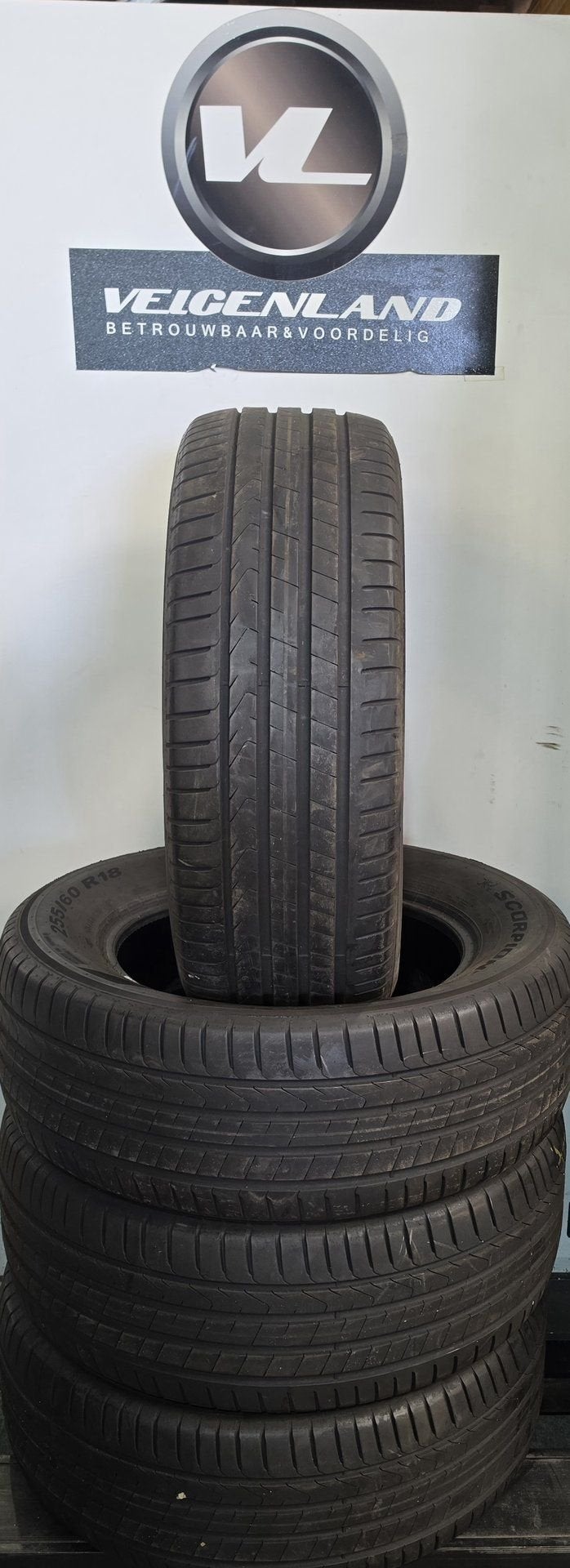 Pirelli Scorpion 255-60-18  2556018  255/60R18, Auto-onderdelen, 18 inch, Gebruikt, 255 mm, -