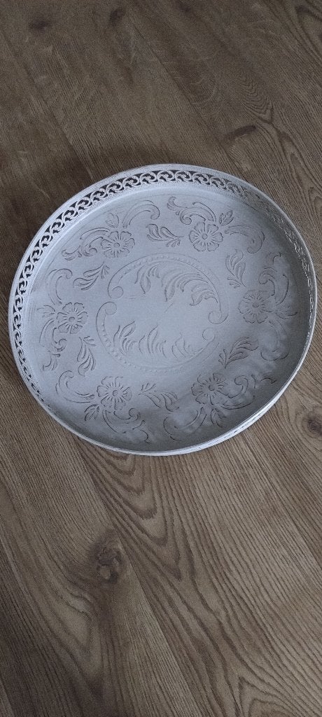 Dienblad., Ophalen, Gebruikt, Dienblad, Metaal
