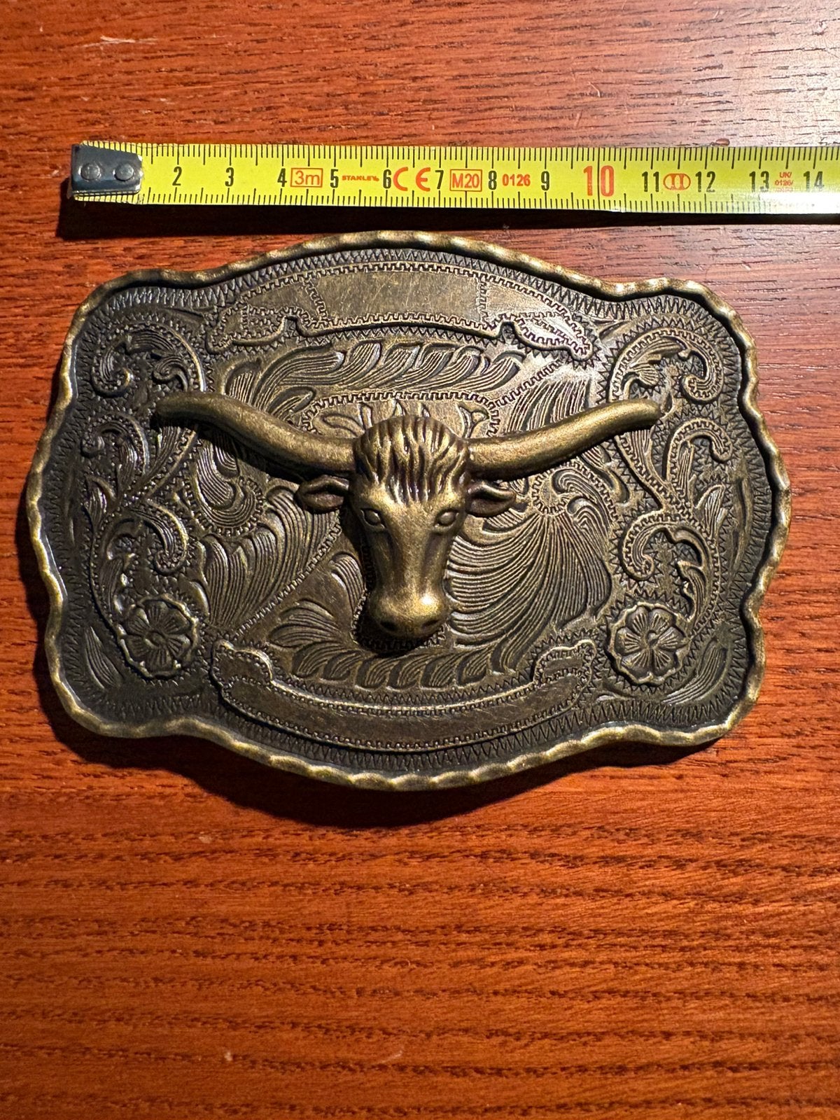 Buckle Riemgesp country & Western 14 x 10 cm incl verz, Overige kleuren, Verzenden, ., Minder dan 95 cm