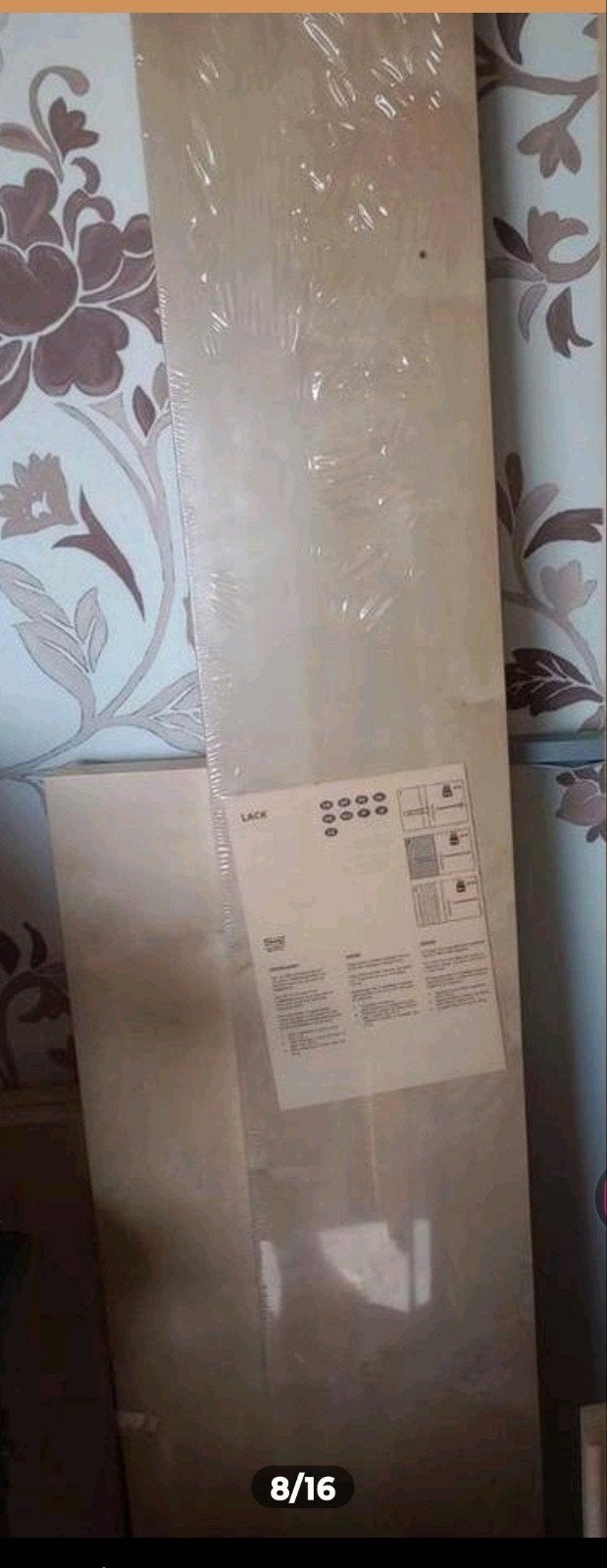 Ikea Låck wandplanken, onzichtbare muurbeugel, Ophalen, Nieuw