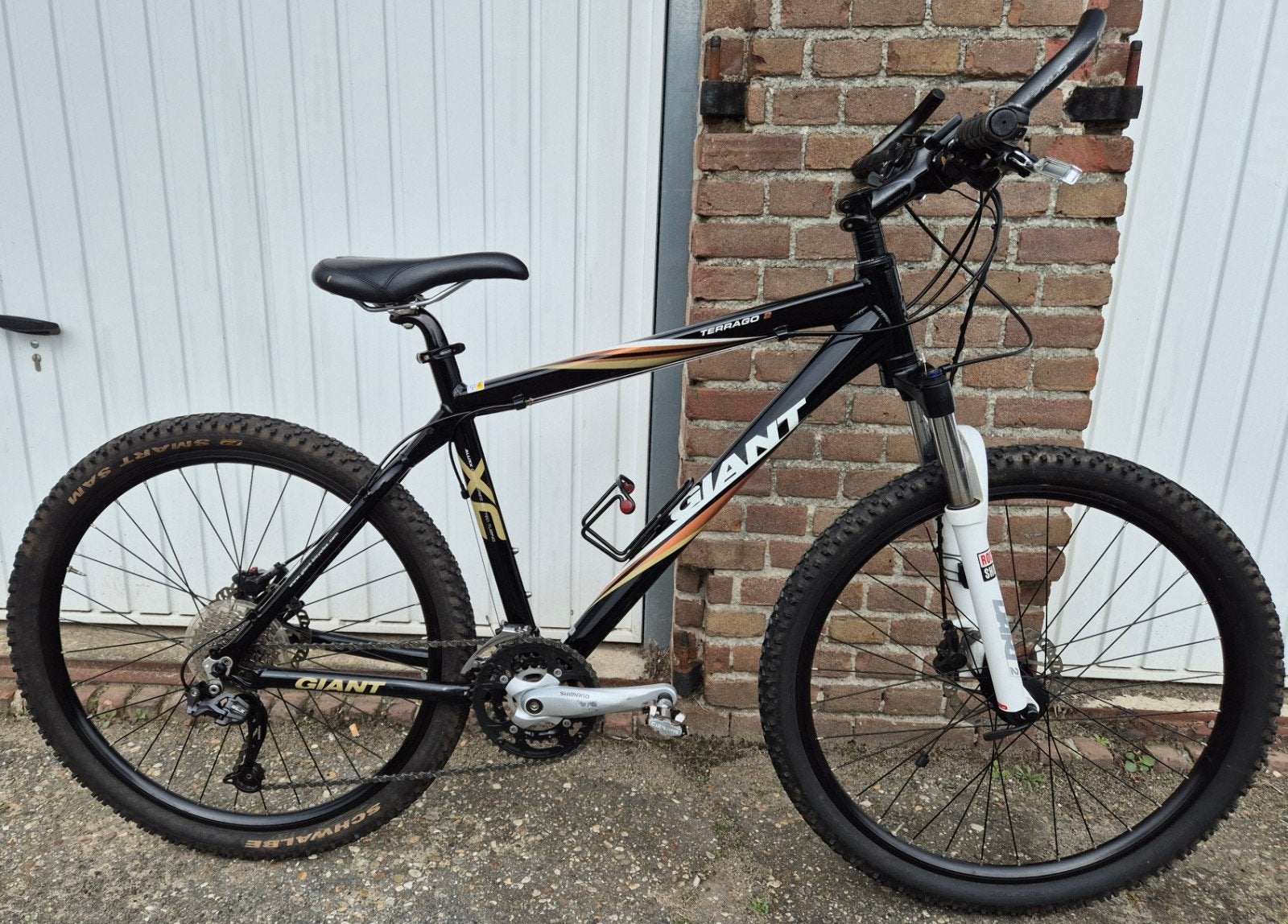te koop giant mountainbike in nette staat, Fietsen en Brommers, Fietsen | Mountainbikes en ATB, Ophalen, Gebruikt, 49 tot 53 cm