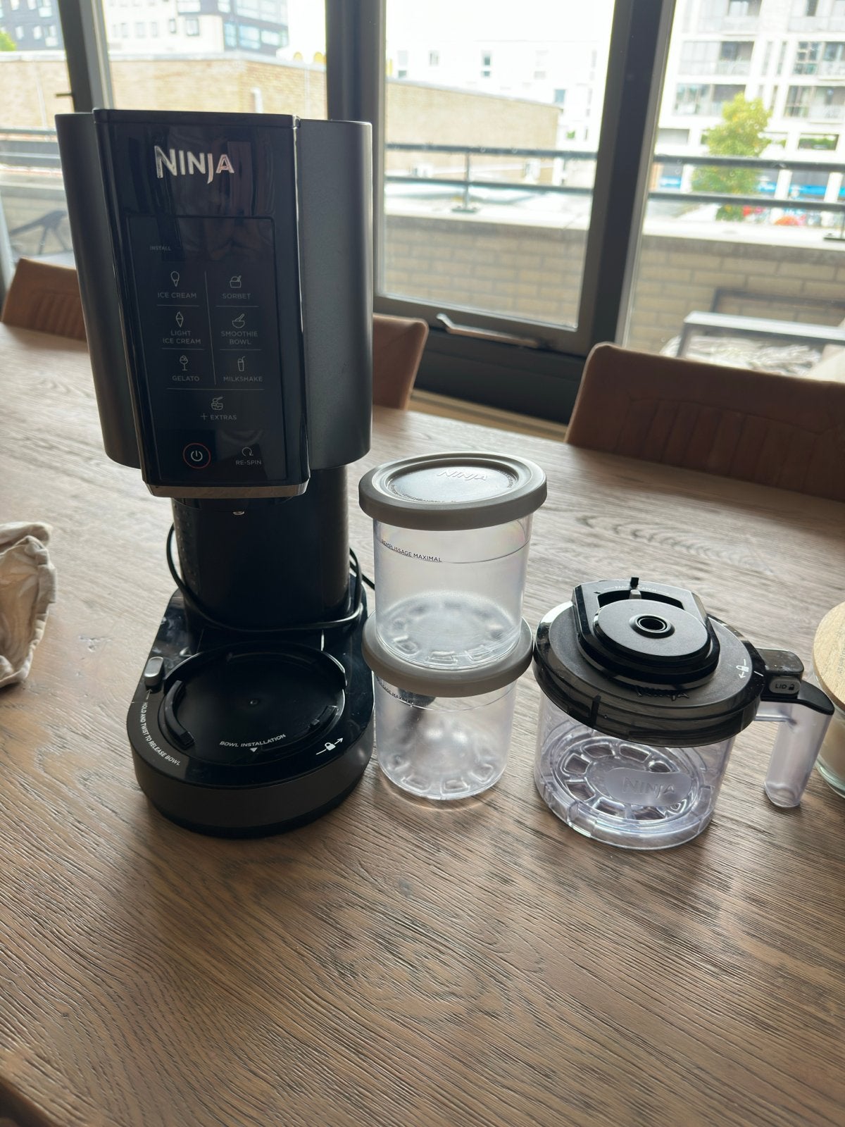 Ninja Creami IJsmachine - Zo goed als nieuw met accessoires, Ophalen of Verzenden, Zo goed als nieuw