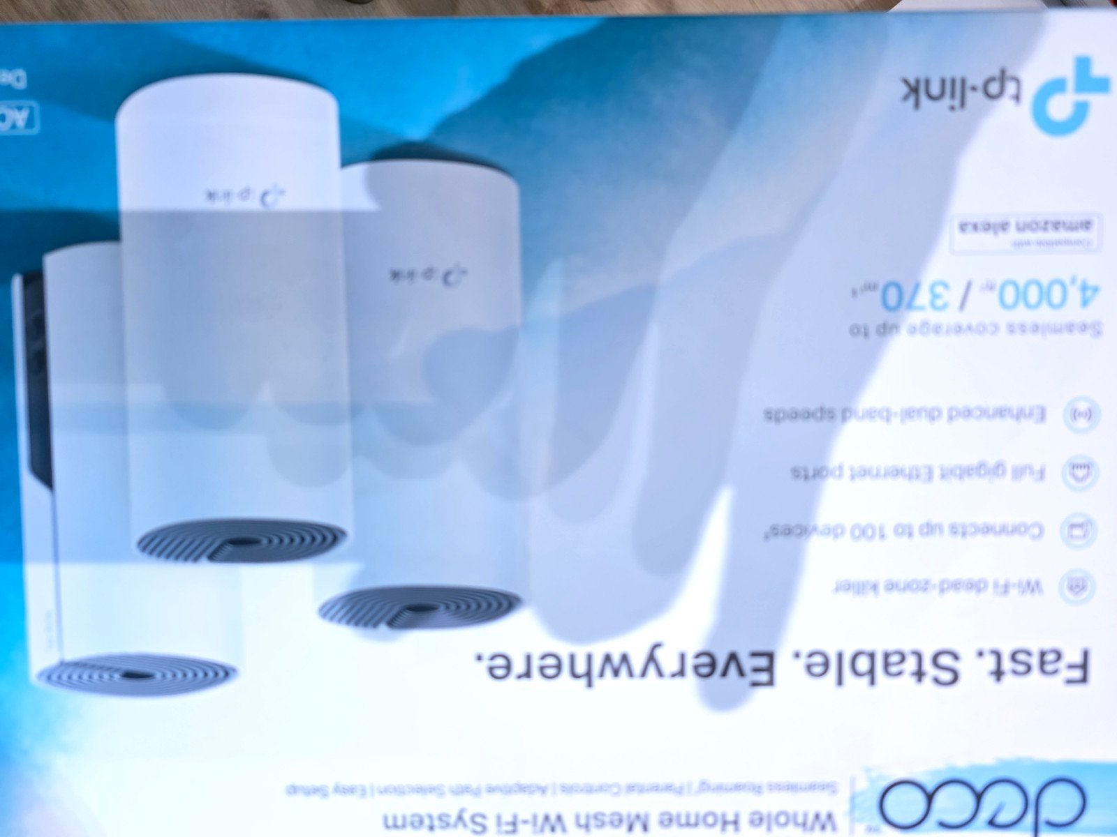 TP-Link Deco E4 Whole Home Mesh Wi-Fi Systeem, Ophalen of Verzenden, Zo goed als nieuw, Router, TP-Link