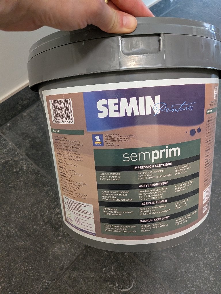 Acrylgrondverf emmer 10 liter kleur Farrow & Ball 274, Ophalen, Overige kleuren, 5 tot 10 liter, Nieuw