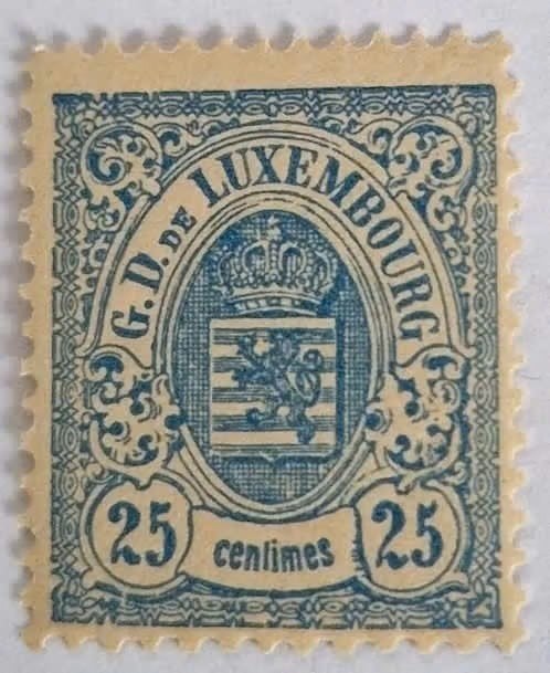 Luxemburg 1880 - Yvert 45 - Staatswapenschild, Ophalen of Verzenden, Luxemburg, Postfris