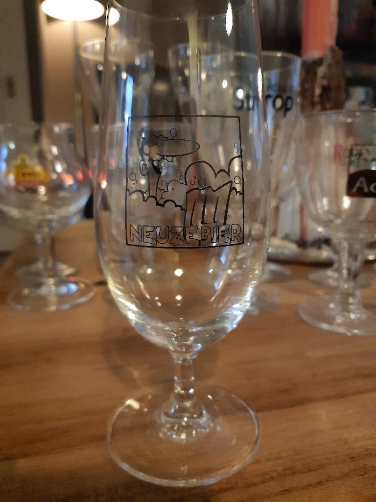 Neuzebier bierglas (Z209-15), Ophalen of Verzenden, Nieuw, Glas of Glazen, Overige merken